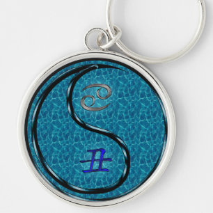 Cancer & Water Ox Keychain