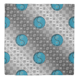 Cancer & Water Rabbit Duvet Cover