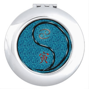 Cancer & Water Tiger Compact Mirror