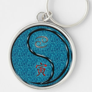 Cancer & Water Tiger Keychain