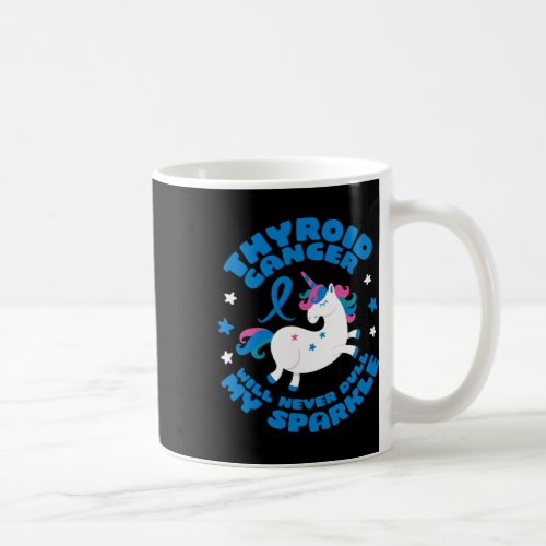 Cancer Will Never Dull My Sparkle Unicorn  Coffee Mug