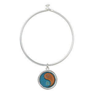 Cancer & Wood Dragon Bangle Bracelet