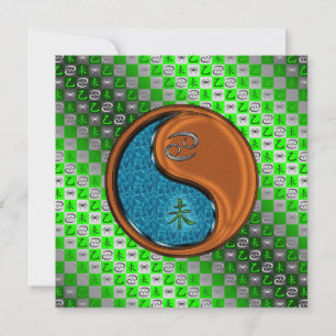 Cancer & Wood Goat Card