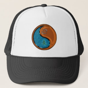 Cancer & Wood Goat Trucker Hat