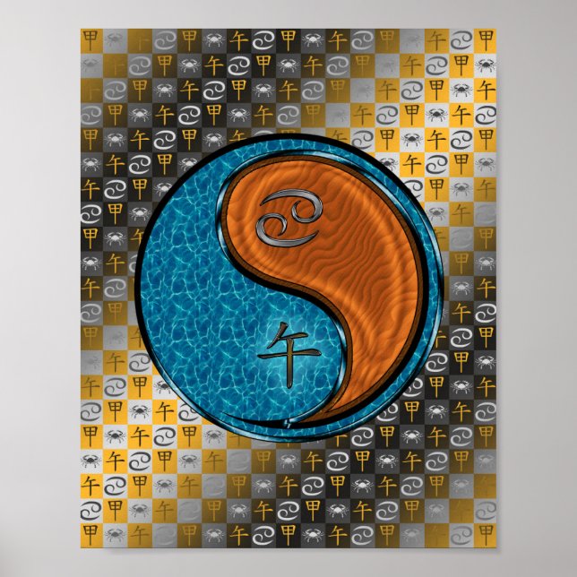 Cancer & Wood Horse Poster (Front)