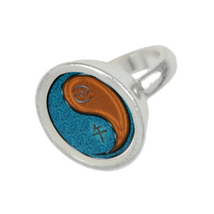 Cancer & Wood Horse Ring
