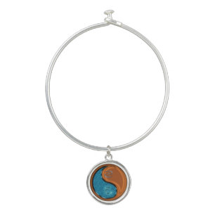 Cancer & Wood Snake Bangle Bracelet