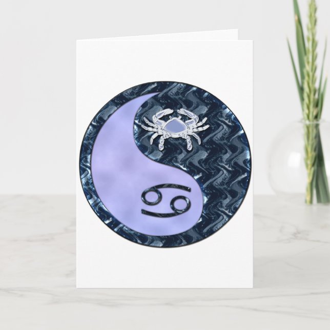 Cancer Yin Yang Card (Front)