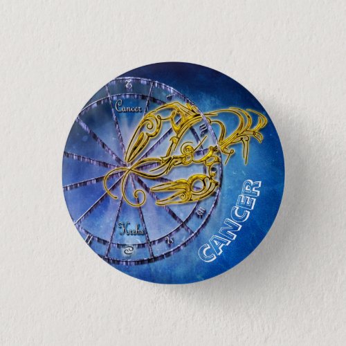 Cancer Zodiac Astrology design Horoscope Button