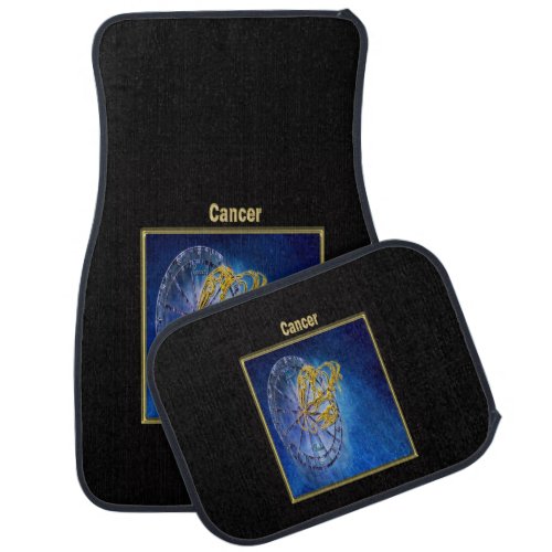 Cancer Zodiac Astrology design Horoscope Car Mat