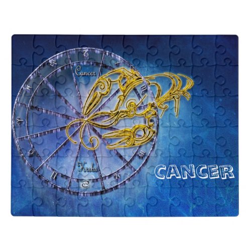 Cancer Zodiac Astrology design Horoscope Jigsaw Puzzle