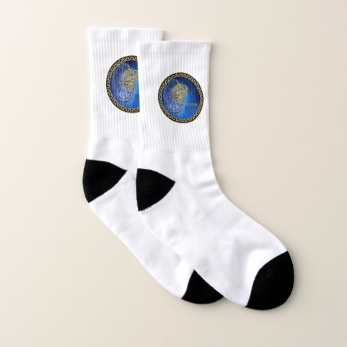 Cancer Zodiac Astrology design Horoscope Socks