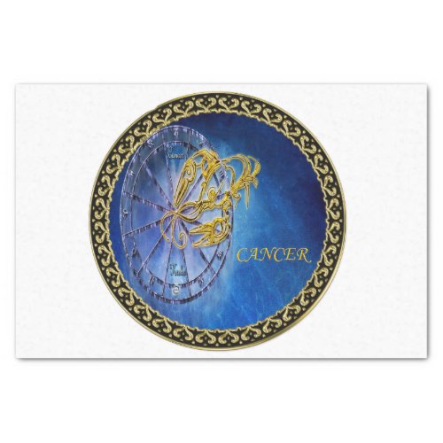 Cancer Zodiac Astrology design Horoscope Tissue Paper