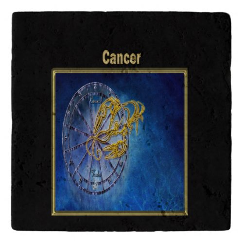 Cancer Zodiac Astrology design Horoscope Trivet