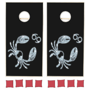Cancer Zodiac Astrology Sign Cornhole Set