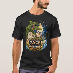 Cancer Zodiac Bonsai Art T-Shirt