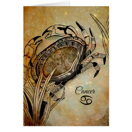 Cancer Zodiac Cards (Front)