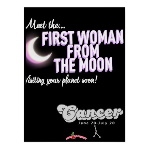 Cancer _ Zodiac Dating Agency Card Poster