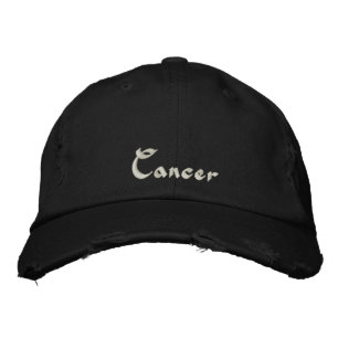 Cancer Zodiac Embroidered Cap / Hat