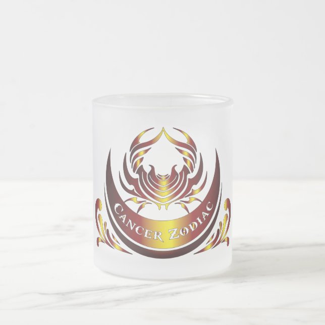 Cancer Zodiac Glass Mug (Center)