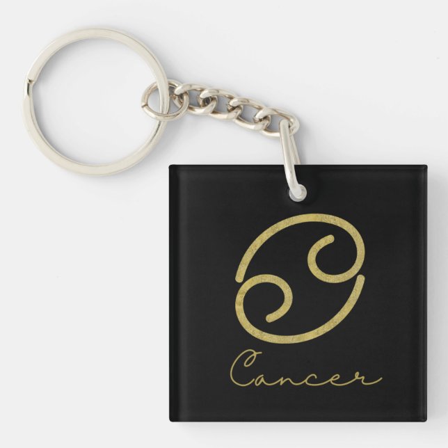 Cancer Zodiac   Keychain (Front)