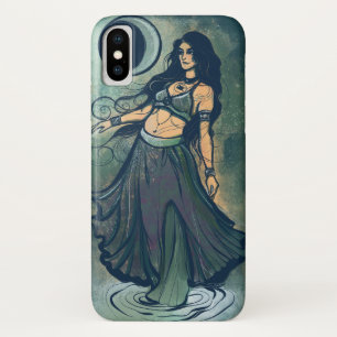 Cancer Zodiac MoonChild Goddess Belly Dancer       iPhone X Case