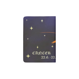 Cancer zodiac passport Holder