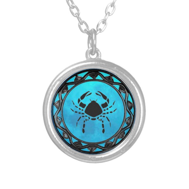 Cancer Zodiac Pendant (Front)