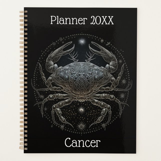Cancer Zodiac  Planner (Front)