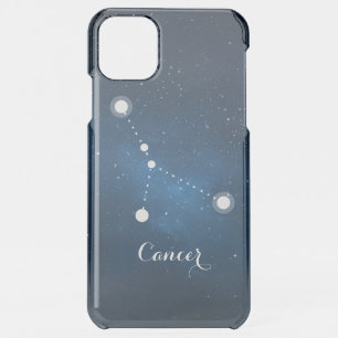 Cancer Zodiac Sign Blue Nebula iPhone 11 Pro Max Case