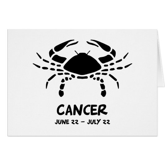 Cancer zodiac sign cards (Front Horizontal)