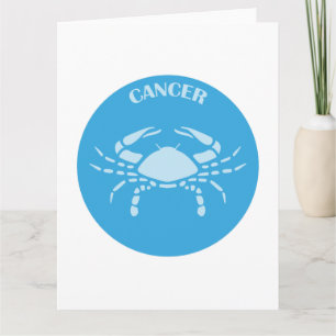 Cancer, Zodiac Sign, Horoscope, Astrology Card