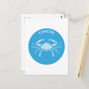 Cancer, Zodiac Sign, Horoscope, Astrology Postcard