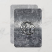 Cancer Zodiac Sign in Industrial Style (Front/Back)