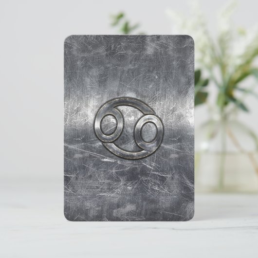 Cancer Zodiac Sign in Industrial Style (Standing Front)