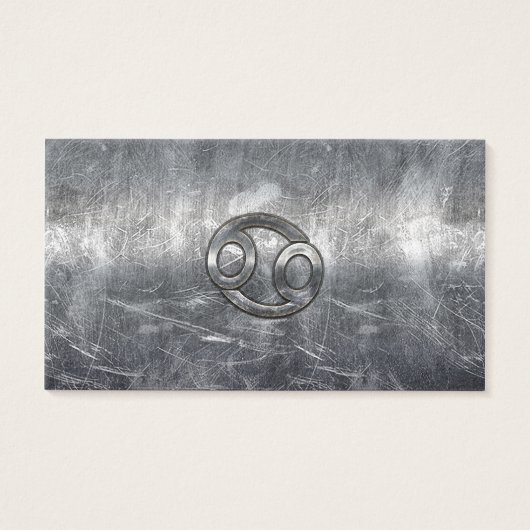 Cancer Zodiac Sign in Industrial Style (Front)