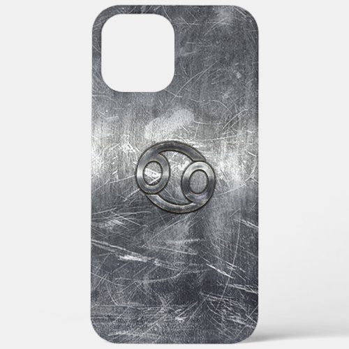 Cancer Zodiac Sign in Industrial Style iPhone 12 Pro Max Case