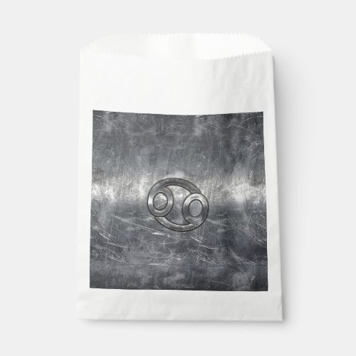 Cancer Zodiac Sign in Industrial Style Favor Bag