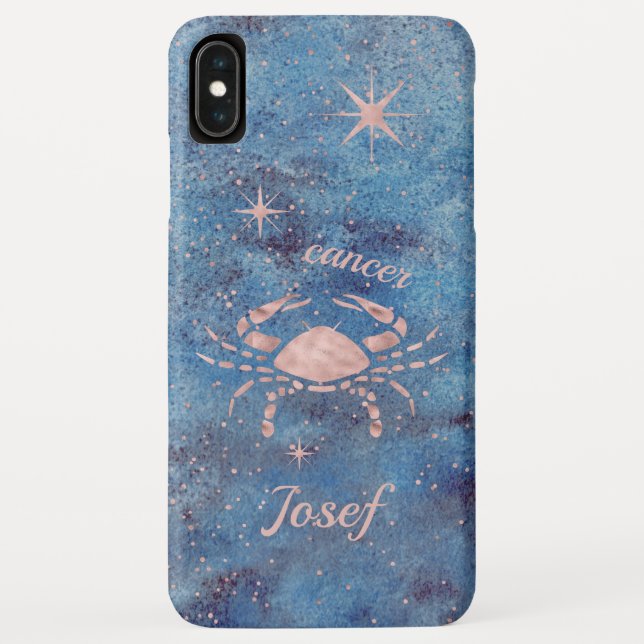 Cancer Zodiac Sign iPhone XS Max Case (Back)