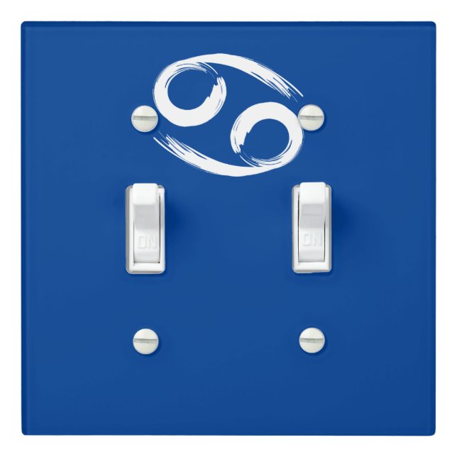 CANCER Zodiac Sign June July Summer Astrology  Light Switch Cover (In Situ)