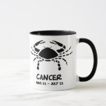 Cancer Zodiac Sign Mug at Zazzle