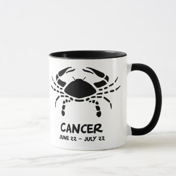 Cancer Zodiac Sign Mug by zodiacgifts at Zazzle