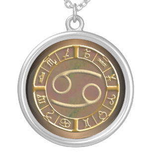 Cancer Zodiac Sign Necklace
