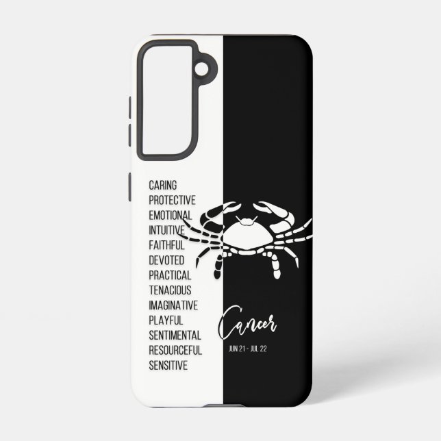 Cancer Zodiac Sign Samsung Galaxy Case (Back)