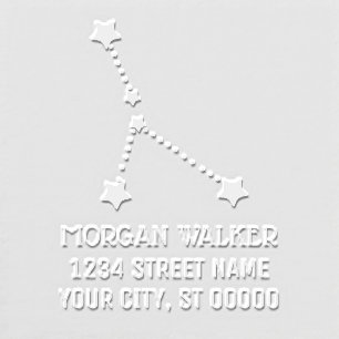 Cancer Zodiac Sign Star Constellation Name Address Embosser