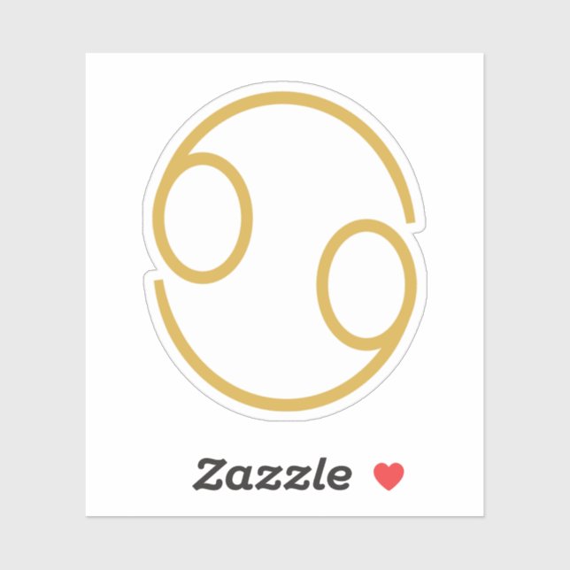 Cancer Zodiac Sign  Sticker (Sheet)