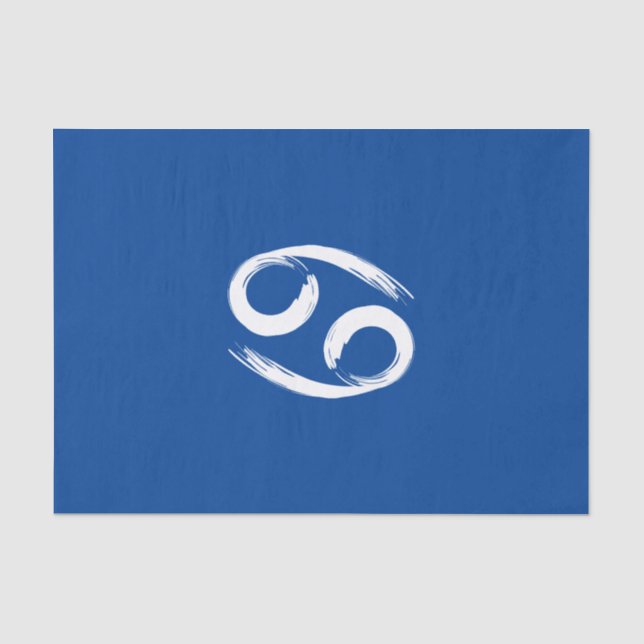 CANCER Zodiac Sign Summer June July Astrology  Tissue Paper (Front)