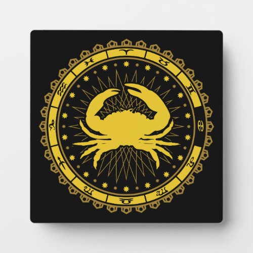 Cancer _ Zodiac Sign _ Symbol _ Horoscope Plaque