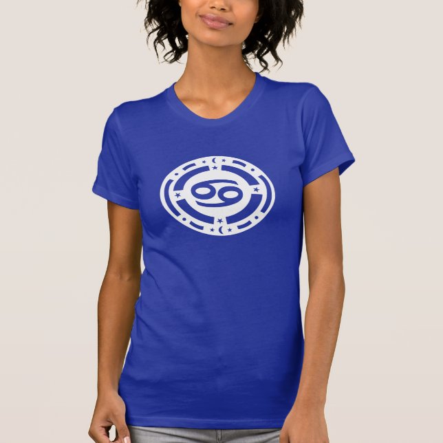 Cancer Zodiac Sign T-Shirt (Front)