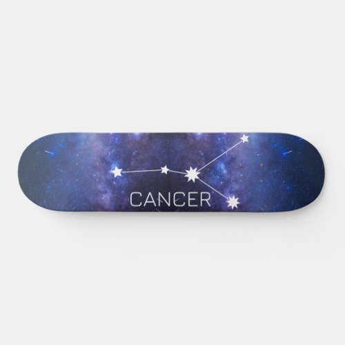 Cancer Zodiac Star Sign Skateboard